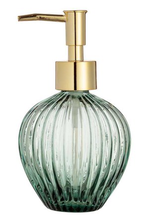 Glass Soap Dispenser - Turquoise - Home All | H&M CA