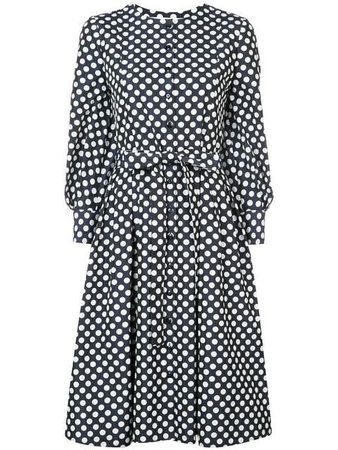 Carolina Herrera polka-dot flared midi dress $2,490 - Buy Online SS19 - Quick Shipping, Price