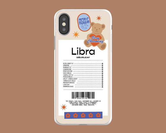 Libra Receipt iPhone Case / Astrology Phone Case / Trendy | Etsy