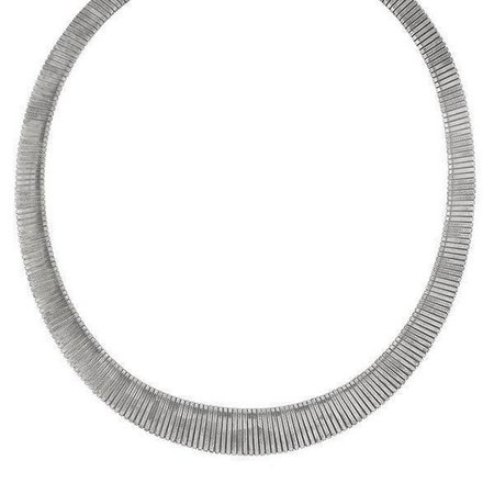 Silver-Tone Collar Necklace