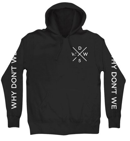 why don’t we cross logo hoodie