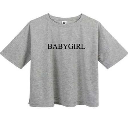 Babygirl Crop Top Belly Shirt Cute Little Space CGL ABDL | Kawaii Babe