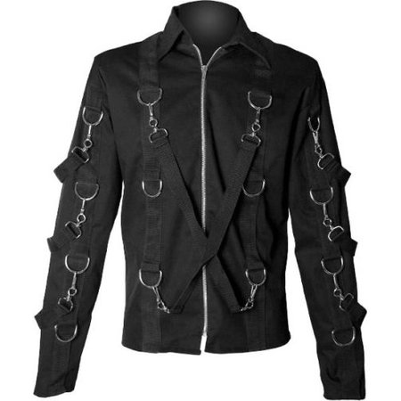 Gothic belt cardy denim black by Aderlass men's clothing