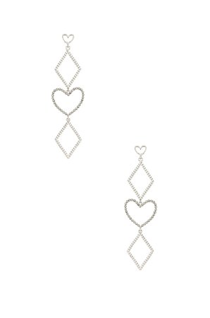 The Dotted Heart Statement Earrings