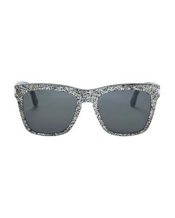Saint Laurent Devon Glitter Sunglasses | INTERMIX®