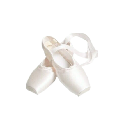 White Pointe Shoes PNG