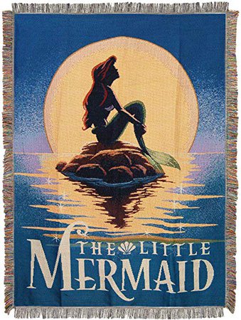 Disney's The Little Mermaid, Poster Woven Tapestry Throw Blanket, 48" x 60", Multi Color: Amazon.ca: Home & Kitchen