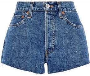 Re/Done By Re/done By Distressed Denim Shorts