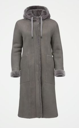 reversible hooded coat