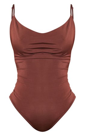 Shape Red Bodysuit | Curve | PrettyLittleThing USA