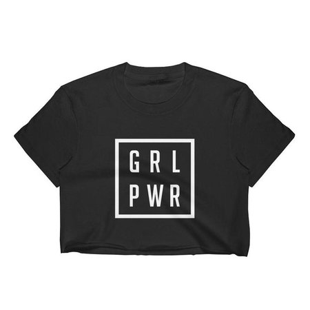 Grl Pwr Girl Power Crop Top T Shirt Womens Funny Hipster | Etsy