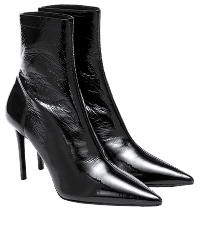 PRADA Patent ankle boots