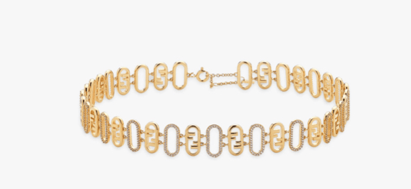 Fendi gold bracelet