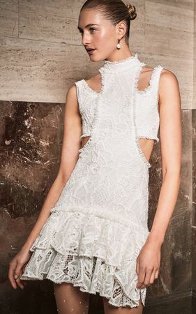 Kirsi Beaded Lace Mini Dress by Alexis | Moda Operandi