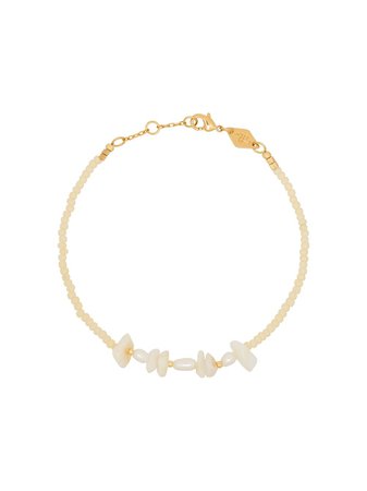 Anni Lu 18kt yellow gold pearl bracelet