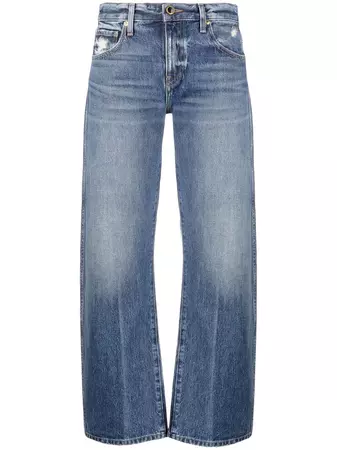 Shop KHAITE Kerrie straight-leg jeans with Express Delivery - FARFETCH