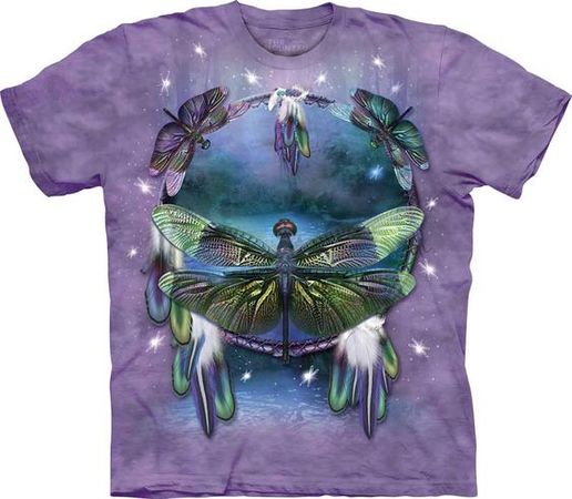 purple dragonfly fairycore tee shirt