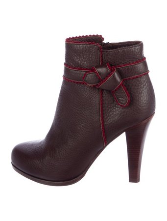 See by Chloé Leather Ankle Boots - Shoes - WSE39963 | The RealReal
