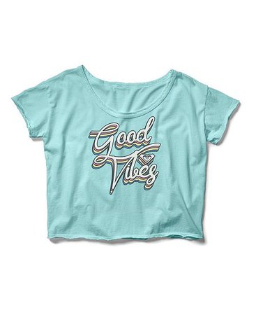 Roxy Good Vibes Cropped Boyfriend Crew & Reviews - Shirts & Tees - Kids - Macy's