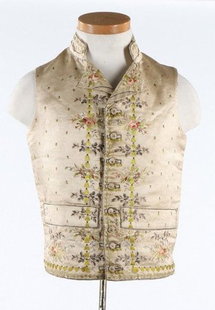A gentleman's embroidered waistcoat, circa 1800. - Oct 07, 2014 | Kerry Taylor Auctions in United Kingdom