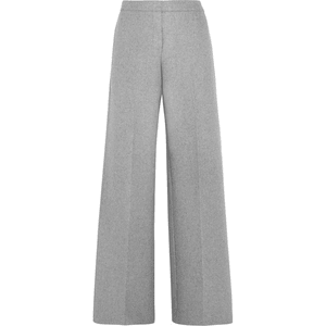 Cashmere Wide-leg Pants - Light gray for $2,545.00 available on URSTYLE.com