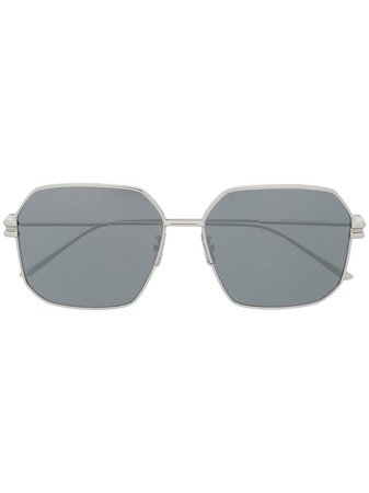 Bottega Veneta Eyewear BV1047S hexagonal-frame Sunglasses - Farfetch