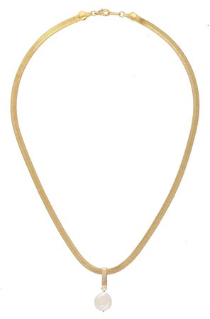 Sam Genuine Pearl Pendant Necklace