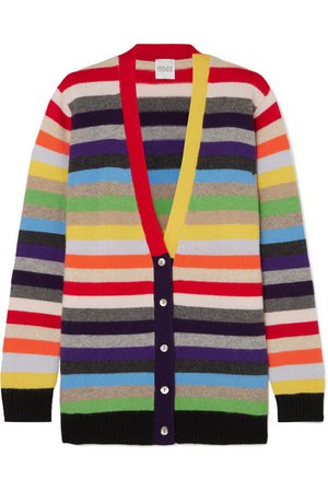 Madeleine Thompson | Rimini striped cashmere cardigan | NET-A-PORTER.COM