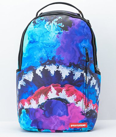 Sprayground Color Drip Blue Vegan Backpack | Zumiez
