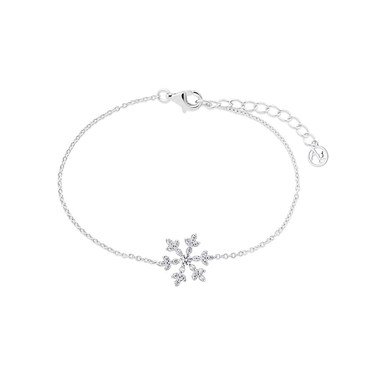 ﻿​​silver snowflake bracelet - Google Search