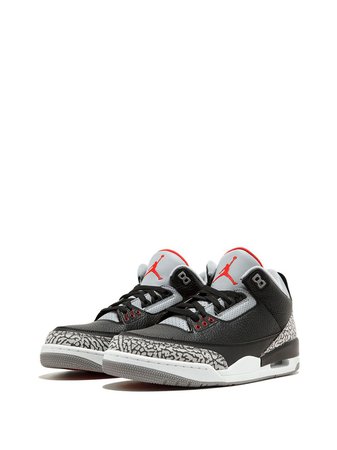 Jordan Air Jordan 3 Retro OG black/cement - Farfetch