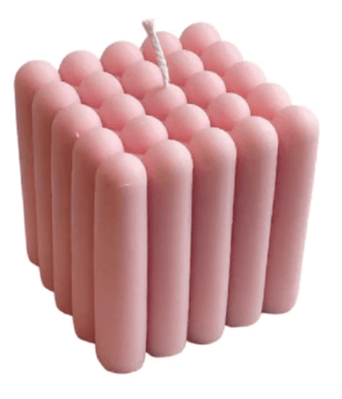HEIM pink bubble candle