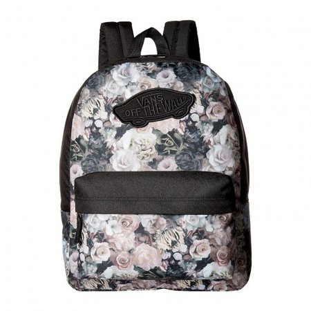 vans velvet floral backpack