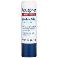 Aquaphor, Lip Repair, Stick, Immediate Relief, Fragrance Free, 1 Stick, .17 oz (4.8 g) - iHerb