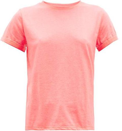 Cyd Cotton Jersey T Shirt - Womens - Pink