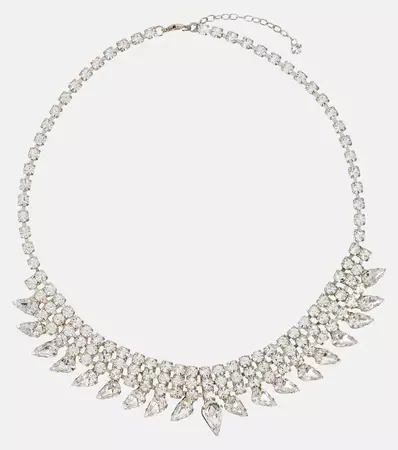 Jennifer Behr - Audra crystal-embellished necklace | Mytheresa