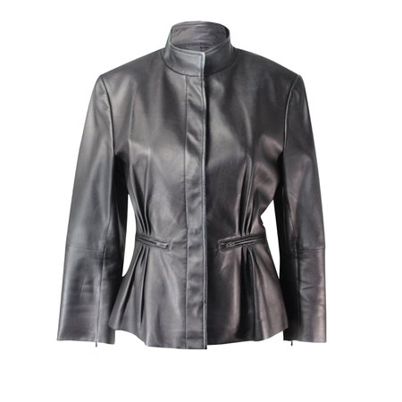 Lafayette 148 New York Leather Button Down Jacket | Muse Boutique Outlet – Muse Outlet