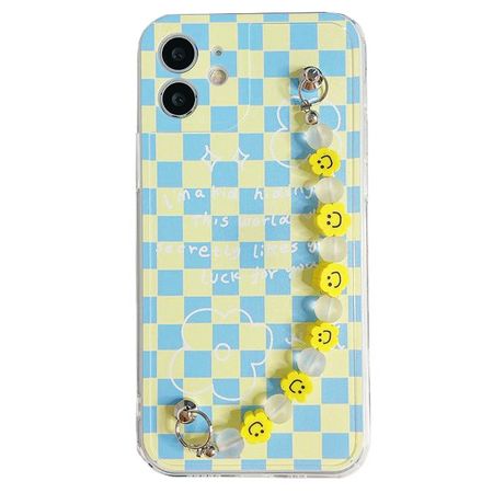 Smiley Beaded Checker iPhone Case | BOOGZEL APPAREL – Boogzel Apparel