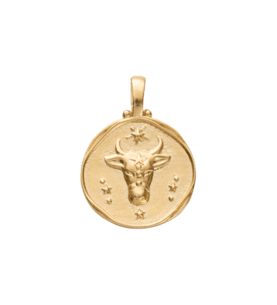 taurus necklace gold