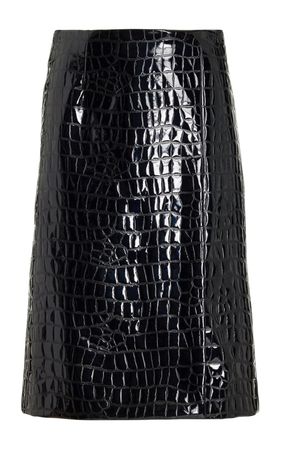 Alligator-Effect Midi Skirt By Dolce & Gabbana | Moda Operandi