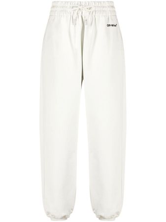 Off-White logo-embroidered Track Pants - Farfetch