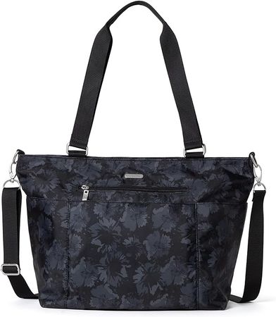 Amazon.com: Baggallini Essential Laptop Tote - Work Tote Bag with Laptop Sleeve - Lightweight Travel Crossbody Shoulder Bag for Women, Midnight Garden : Electronics