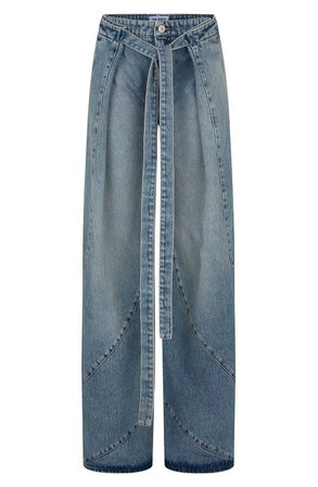 The Attico The Waist Rigid Wide Leg Jeans | Nordstrom