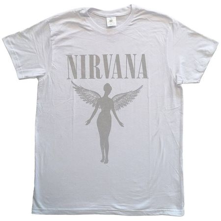 Nirvana Mens Tshirt In Utero Tour White | Attitude Europe