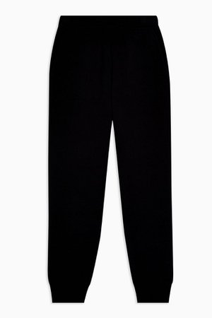 **Black Knitted Sweatpants By Topshop Boutique | Topshop