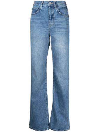 FRAME high-rise straight-leg Jeans - Farfetch