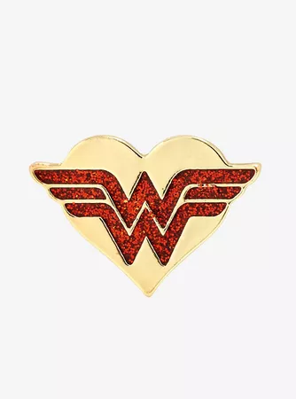 DC Comics Wonder Woman Heart Enamel Pin