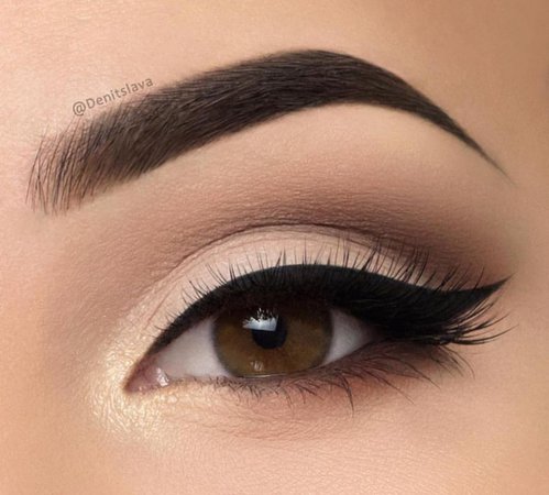 light smokey eye and a wing liner. | Eye makeup, Makeup, Eyeshadow