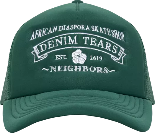 African Diaspora Skate Shop Trucker Hat - Denim Tears
