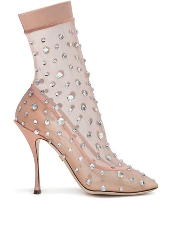 Dolce & Gabbana crystal-embellished Sock Boots - Farfetch